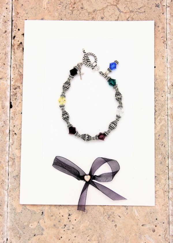 ss spiritual bracelet on card