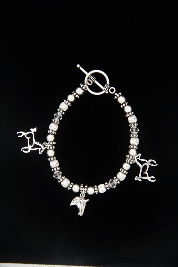 3 charm bracelet 6849