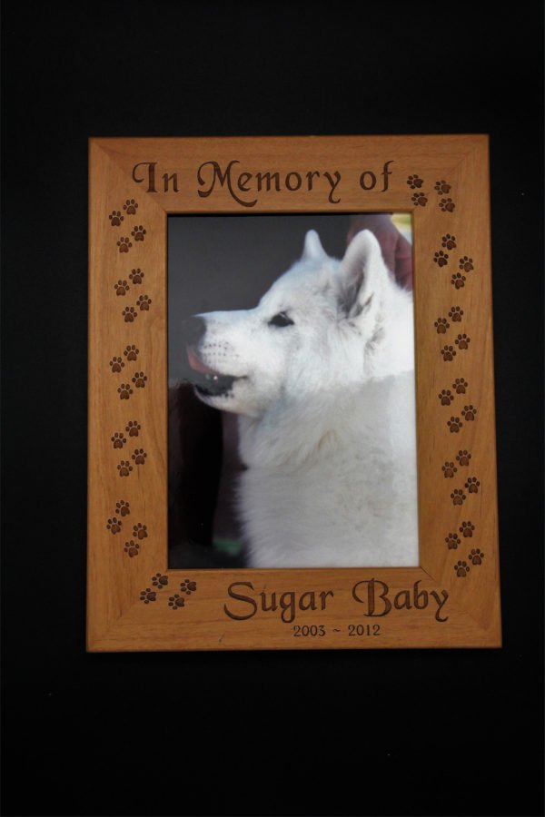 in memory dog frame