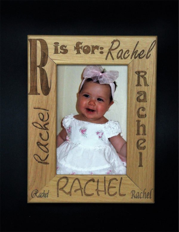 kid name picture frame