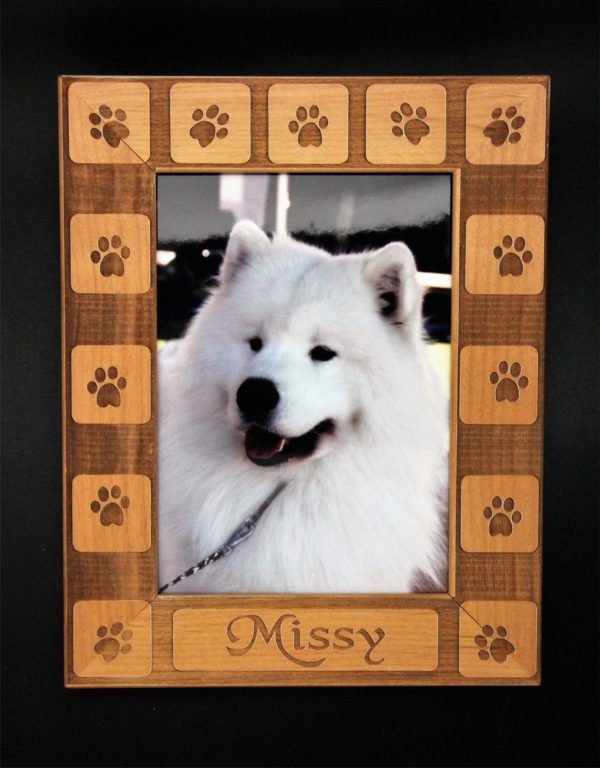 paw print picture frame