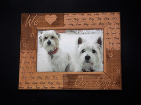 we love our dogs picture frame